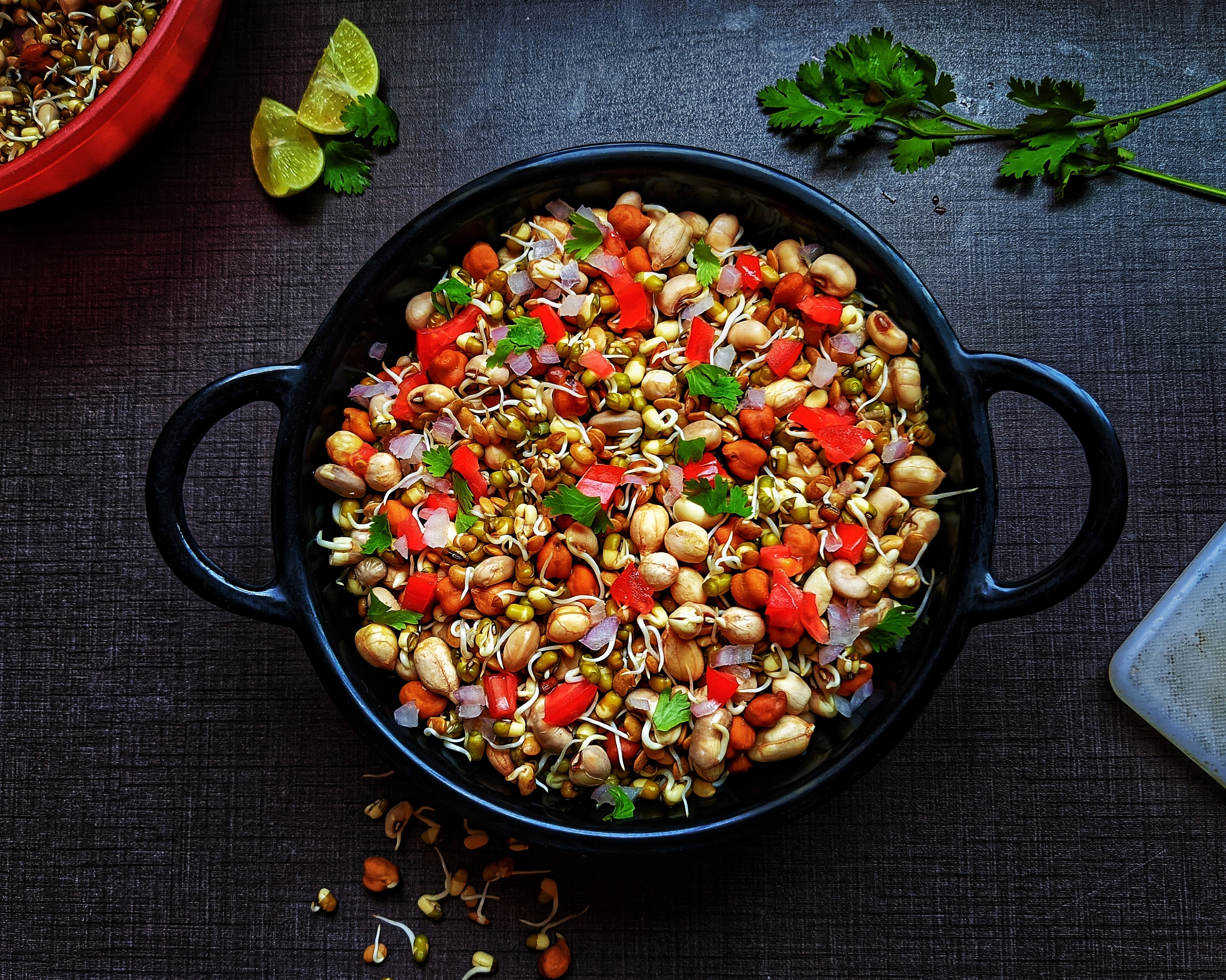 Mexican chickpea salad